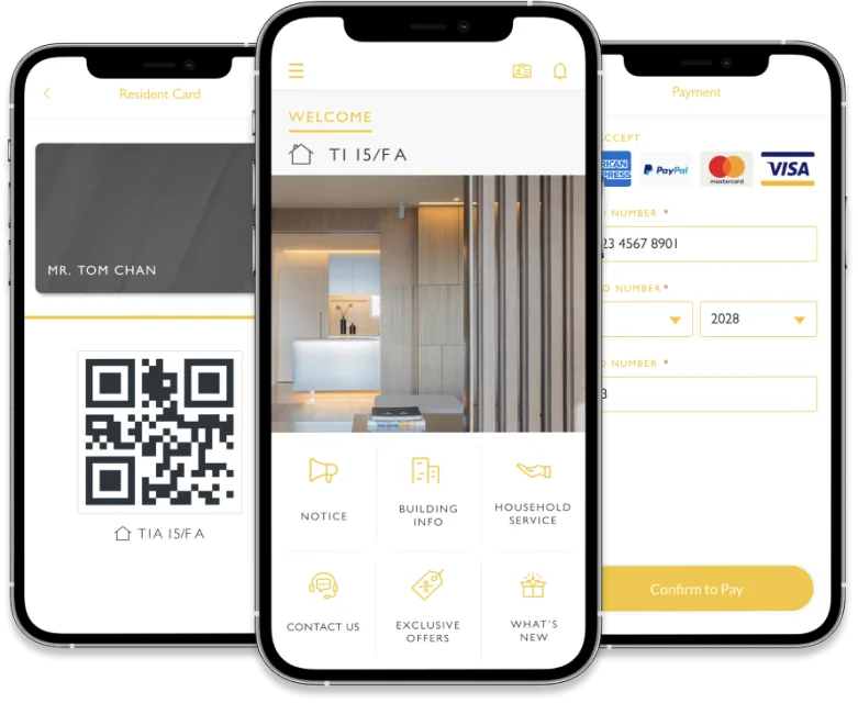 M2 E-Resident mobile app screens